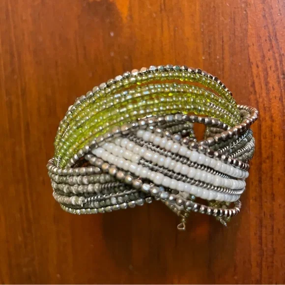 Beaded Cuff Bracelet - Picture 6 of 10
